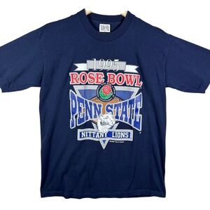 VINTAGE 1995 Rose Bowl Penn State Nittany Lions Men's L Shirt Savvy Made In USA